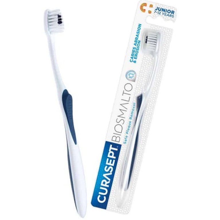 Curasept Biosmalto Spazzolino Junior - per bambini da 7 a 12 anni - 1 pezzo Curasept Biosmalto Spazzolino Junior - per bambini da 7 a 12 anni - 1 pezzo