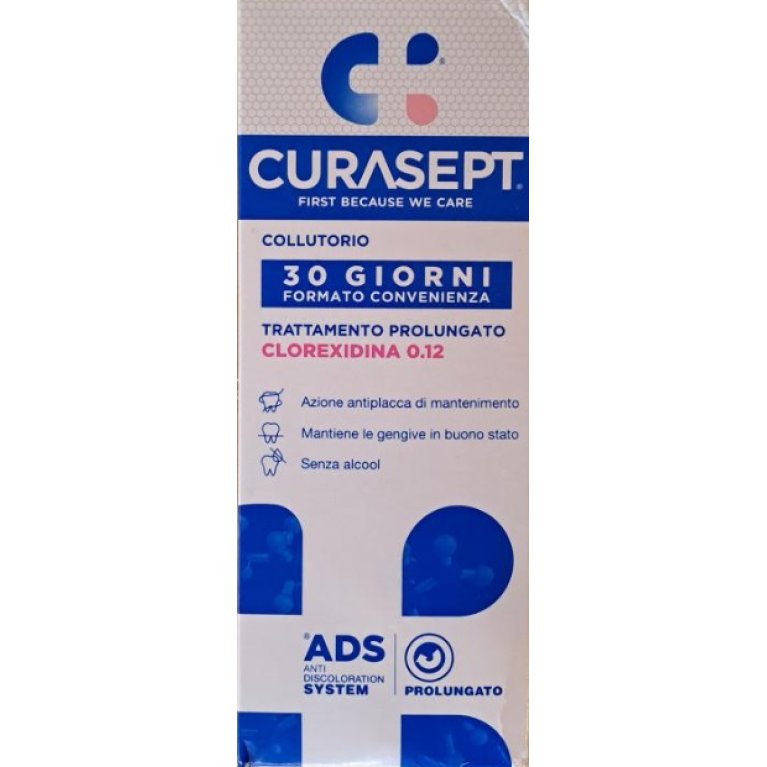Curasept Collutorio Trattamento prolungato ADS DNA con clorexidina 0.12 - formato convenienza 500 ml