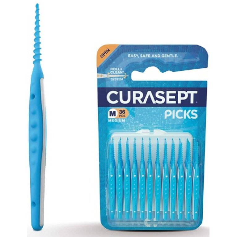 Curasept Picsk - Scovolino in gomma misura Medium - 36 scovolini Curasept Picsk - Scovolino in gomma misura Medium - 36 scovolini