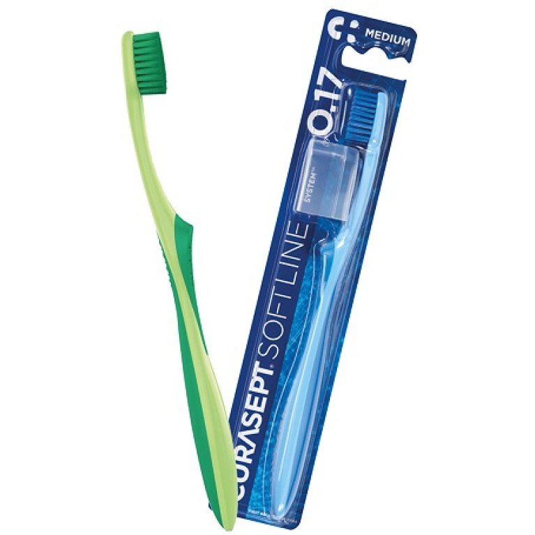 Curasept spazzolino Medio - 0.17 testa corta - 1 spazzolino