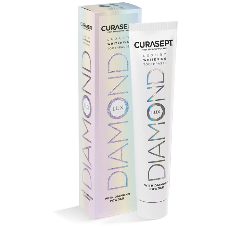 Curasept Luxury Diamond - dentifricio sbiancante con polvere di diamanti - 75 ml Curasept Luxury Diamond - dentifricio sbiancante con polvere di diamanti - 75 ml