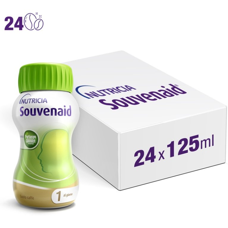 Souvenaid Caffè - 24 bottiglie da 125 ml - Maxi Formato Souvenaid Caffè - 24 bottiglie da 125 ml - Maxi Formato