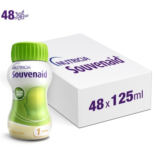 Souvenaid Vaniglia - 48 bottiglie da 125 ml - Kit Scorta Souvenaid Vaniglia - 48 bottiglie da 125 ml - Kit Scorta