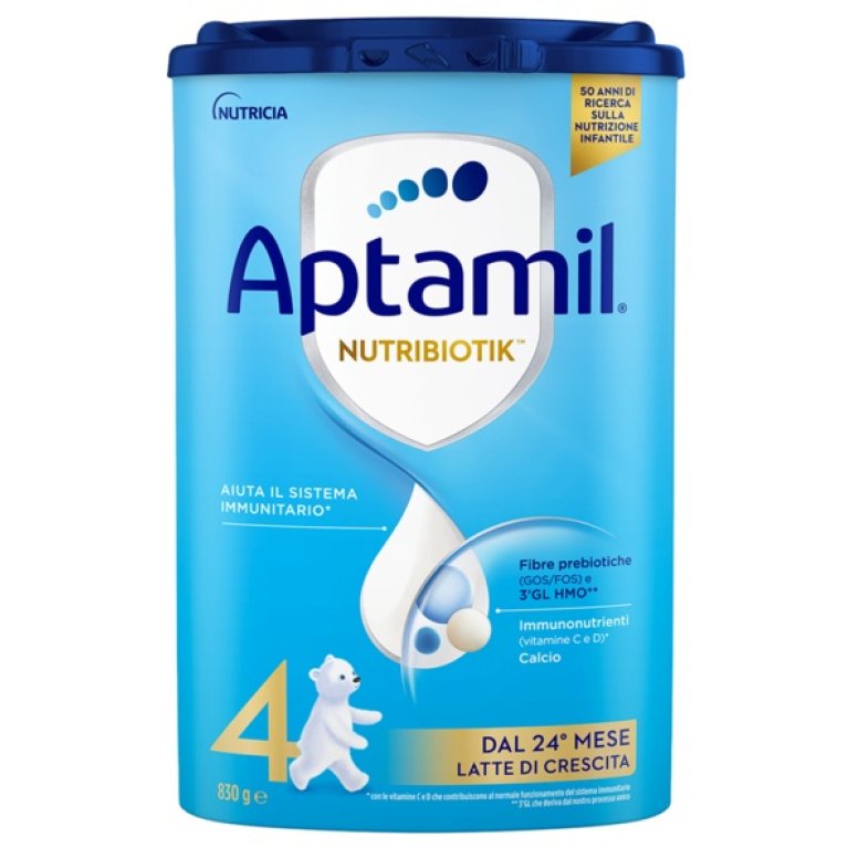 Aptamil 4 Nutribiotik Polvere - 830 grammi - Latte per bambini dai 2 ai 3 anni