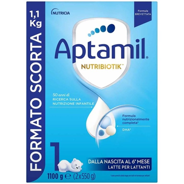 Aptamil 1 Nutribiotik Polvere - 1100 grammi - Latte per lattanti Aptamil 1 Nutribiotik Polvere - 1100 grammi - Latte per lattanti