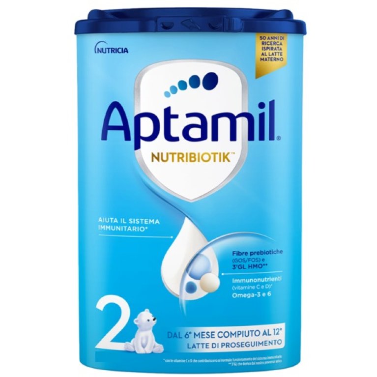 Aptamil 2 Nutribiotik Polvere - 750 grammi - Latte di proseguimento Aptamil 2 Nutribiotik Polvere - 750 grammi - Latte di proseguimento