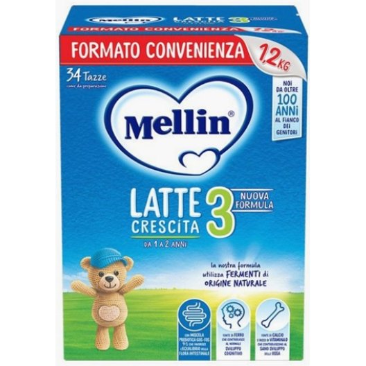 Latte Mellin 3 Polvere 1200g - Dal 12° mese Latte Mellin 3 Polvere 1200g - Dal 12° mese