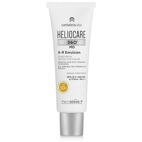 Heliocare 360° A-R Emulsion SPF 50+ - per pelli sensibili con tendenza alla rosacea - 50 ml