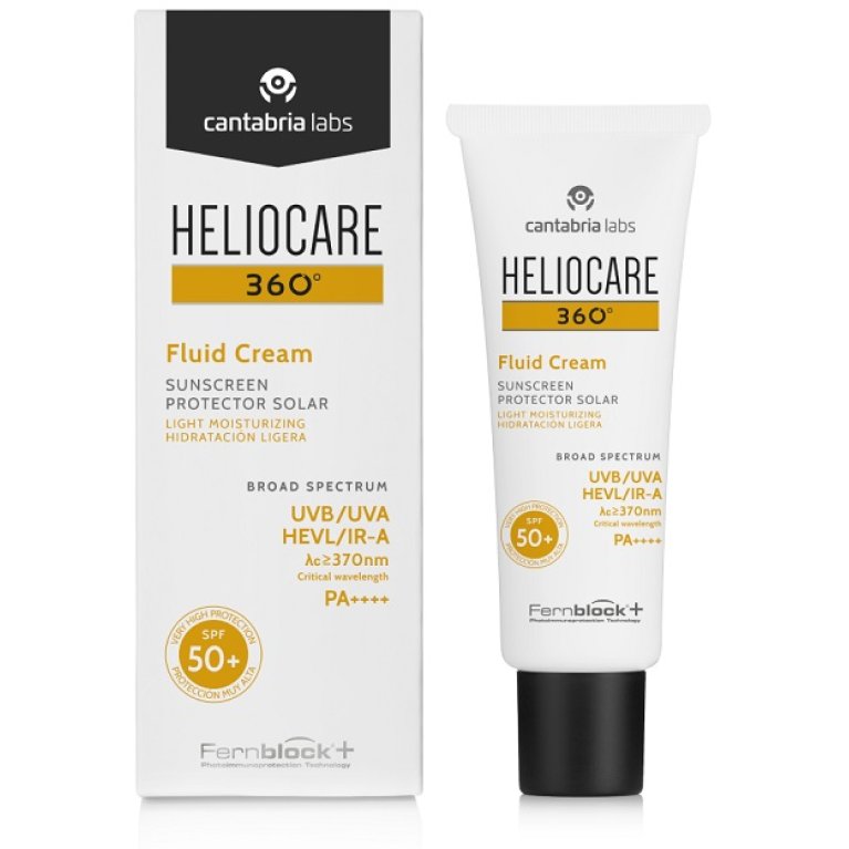 Heliocare 360° Fluid Cream SPF 50+ - crema viso ultraleggera protezione alta - 50 ml Heliocare 360° Fluid Cream SPF 50+ - crema viso ultraleggera protezione alta - 50 ml
