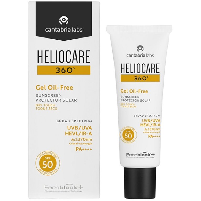 Heliocare 360° protezione viso SPF50+ Gel-Oil Free - per pelli miste e grasse - 50 ml Heliocare 360° protezione viso SPF50+ Gel-Oil Free - per pelli miste e grasse - 50 ml