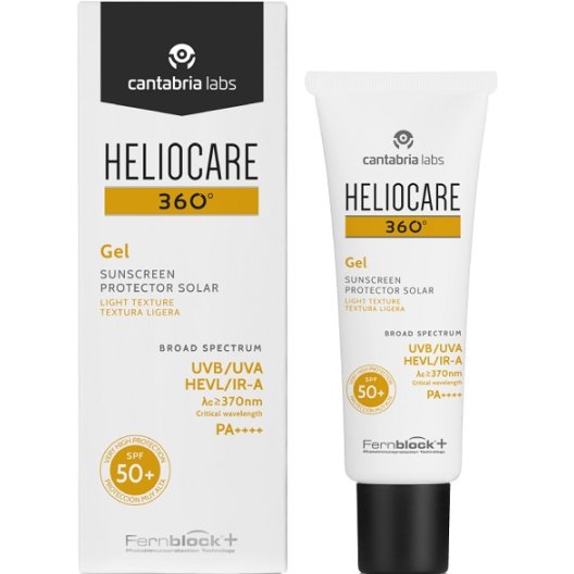 Heliocare 360° gel viso texture leggera SPF 50+ protezione alta - 50 ml