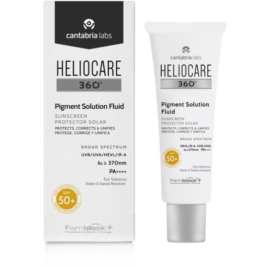 Heliocare 360° Pigment solution fluid SPF50+ - protezione viso per iperpigmentazione e macchie solari - 50 ml Heliocare 360° Pigment solution fluid SPF50+ - protezione viso per iperpigmentazione e macchie solari - 50 ml