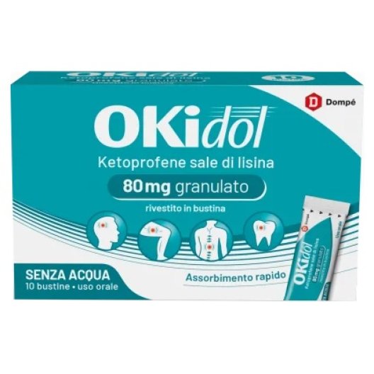 Okidol 80 mg - 10 bustine orosolubili