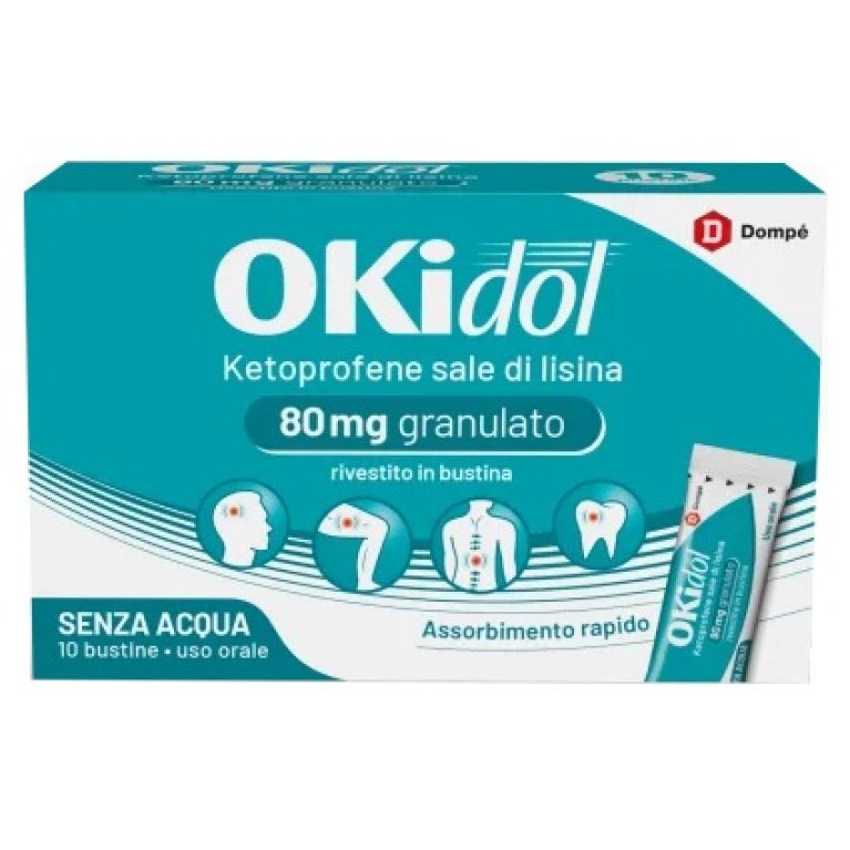 Okidol 80 mg - 10 bustine orosolubili Okidol 80 mg - 10 bustine orosolubili