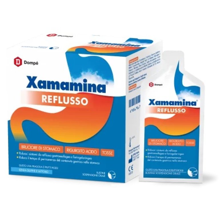 Xamamina Reflusso Adutli - 25 bustine contro il bruciore di stomaco
