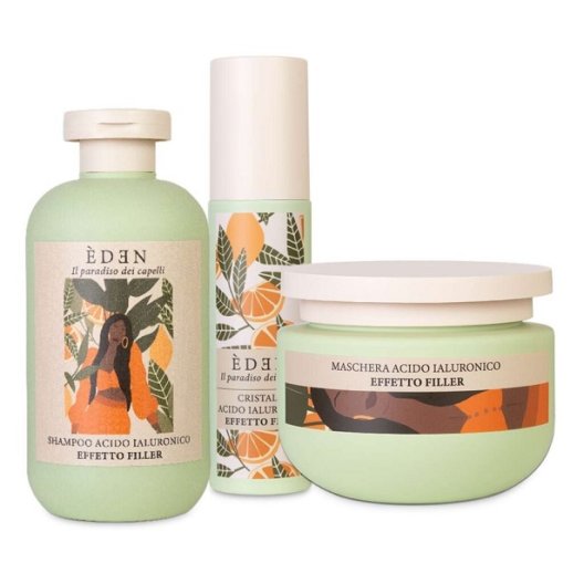 Eden Capelli - Beauty Set con shampoo, maschera, siero e brush Eden Capelli - Beauty Set con shampoo, maschera, siero e brush