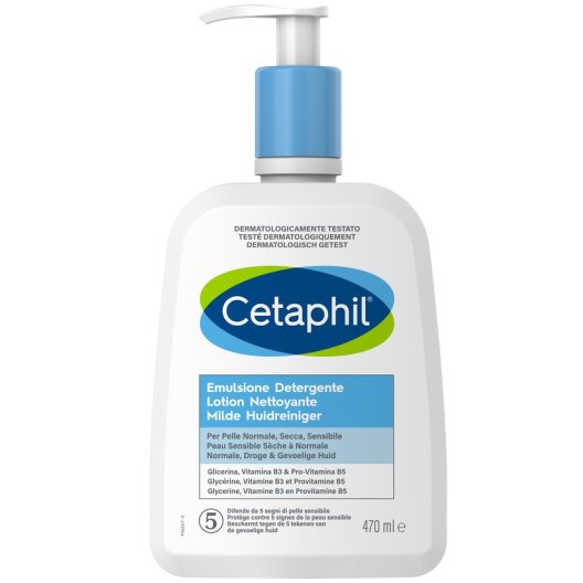 Cetaphil Emulsione Detergente 470ml - per pelli delicate