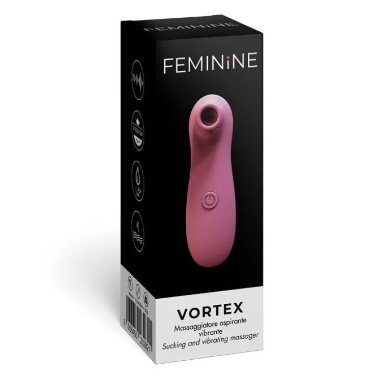 Feminine Vortex massaggiatore aspirante vibrante