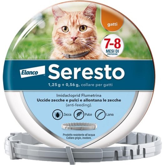 Seresto Collare antiparassitario per Gatti - 1 collare