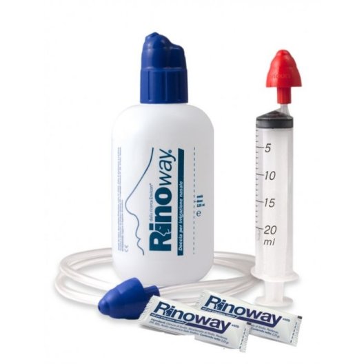Rinoway doccia nasale + 15 bustine di sali isotonici