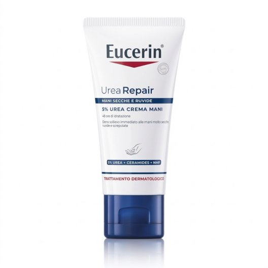 Eucerin UreaRepair Crema Mani 5% Urea 30ml | Pelle Secca e Screpolata