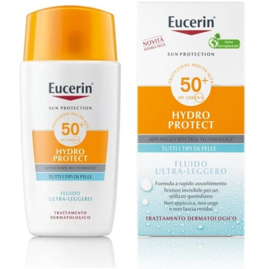 Eucerin Fluido Viso Ultraleggero SPF 50+ - Protezione solare viso 50 ml