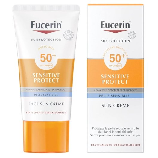 Eucerin Protezione Solare Viso SPF50+ pelli sensibili - 50 ml