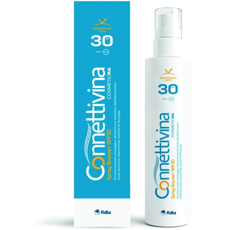 Connettivina Spray Solare Bronze SPF30+ - Protezione solare corpo 180 ml Connettivina Spray Solare Bronze SPF30+ - Protezione solare corpo 180 ml
