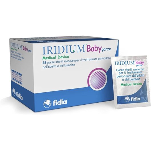 Iridium Baby Garze oculari sterili - 28 garze