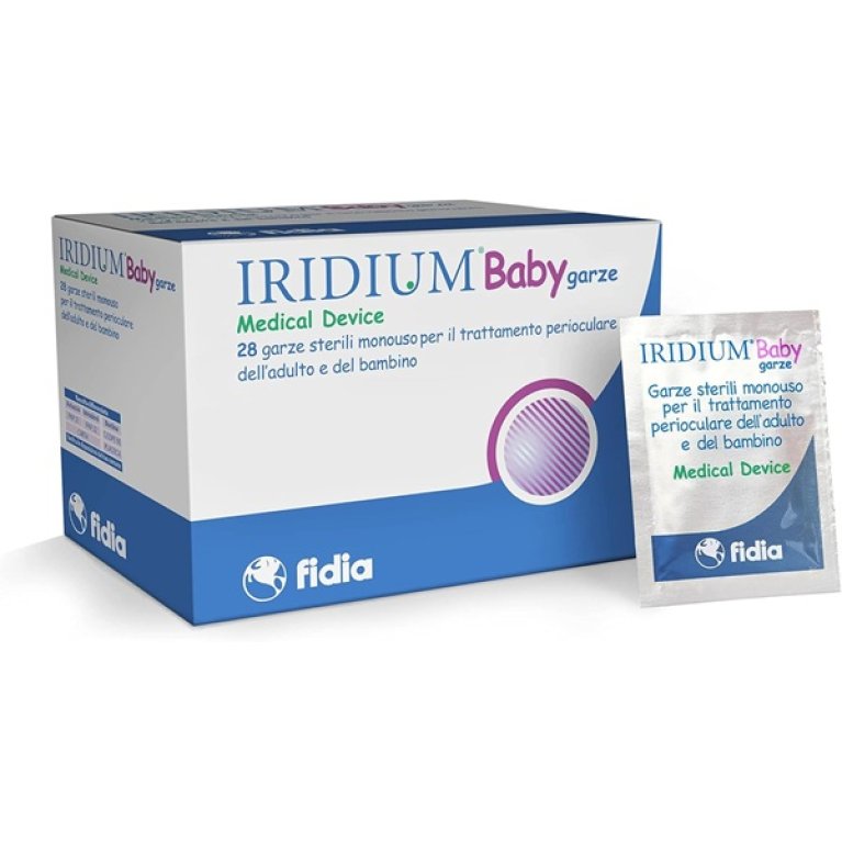 Iridium Baby Garze oculari sterili - 28 garze Iridium Baby Garze oculari sterili - 28 garze