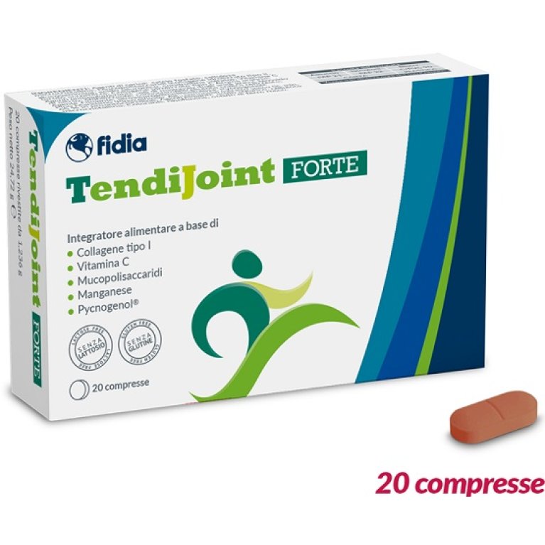 Tendijoint Forte integratore con collagene 20 compresse Tendijoint Forte integratore con collagene 20 compresse