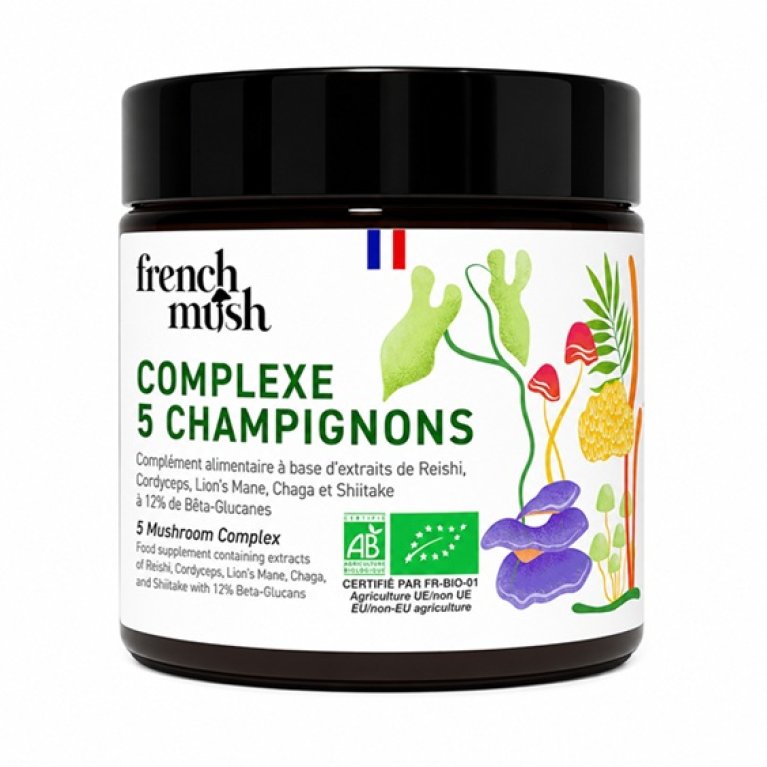 French Mush Complesso 5 Funghi BIO - 30 g polvere