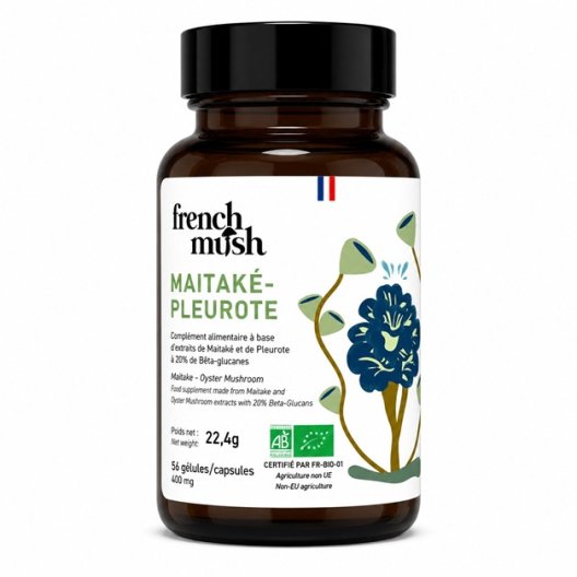 French Mush Maitake+Pletorius BIO - 56 capsule per controllo peso e glicemia French Mush Maitake+Pletorius BIO - 56 capsule per controllo peso e glicemia