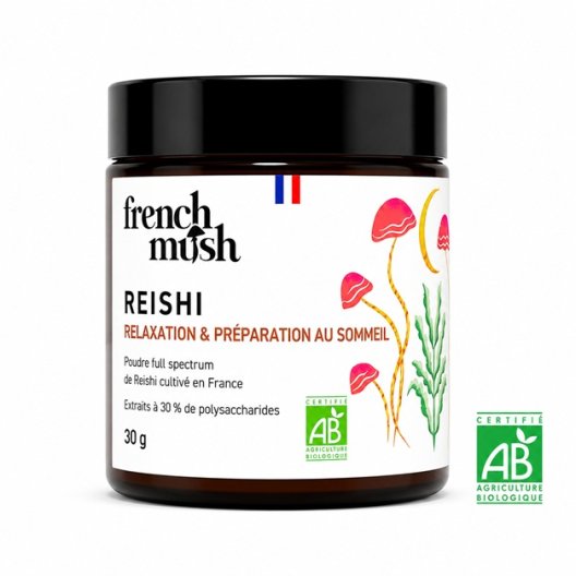 French Mush Reishi BIO - 30 grammi Polvere di Ganoderma Lucidum French Mush Reishi BIO - 30 grammi Polvere di Ganoderma Lucidum