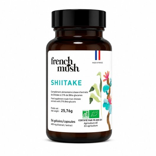 French Mush Shiitake BIO - 56 capsule di Lentinula Edodes Biologico French Mush Shiitake BIO - 56 capsule di Lentinula Edodes Biologico
