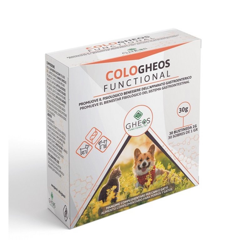 Colo Gheos Functional 30 bustine per cani e gatti Colo Gheos Functional 30 bustine per cani e gatti