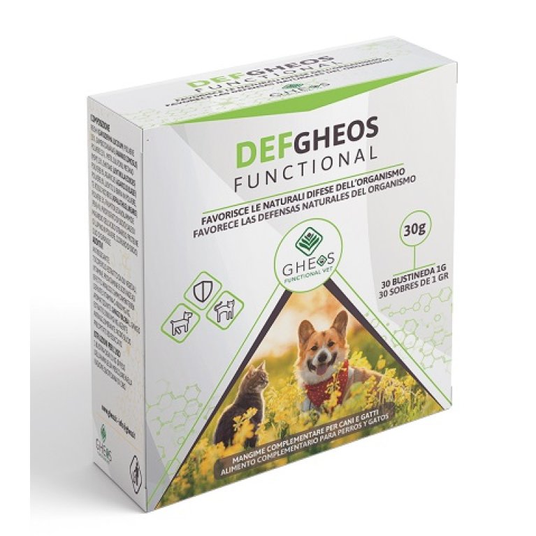 Def Gheos Functional 30 bustine per cani e gatti Def Gheos Functional 30 bustine per cani e gatti