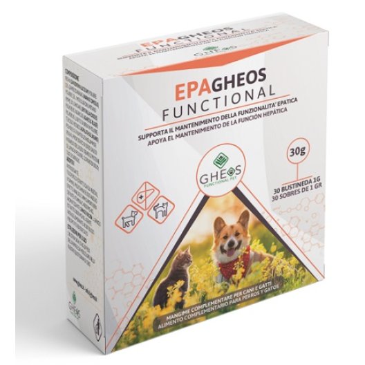 Epa Gheos Functional 30 bustine per cani e gatti Epa Gheos Functional 30 bustine per cani e gatti