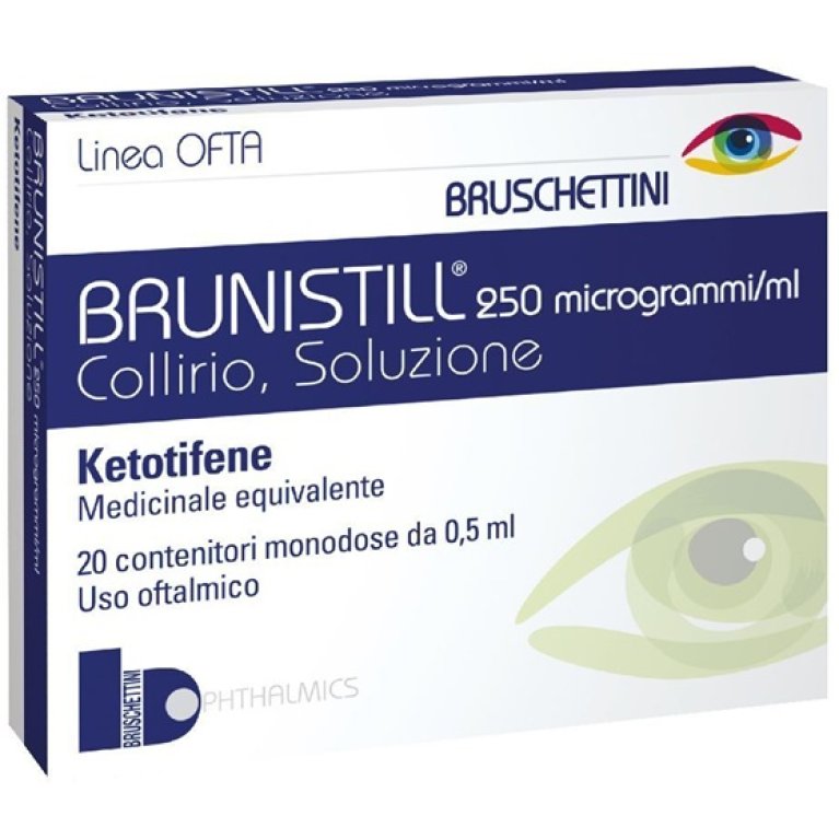 Brunistill Collirio Antistaminico - 20 flaconcini monodose Brunistill Collirio Antistaminico - 20 flaconcini monodose
