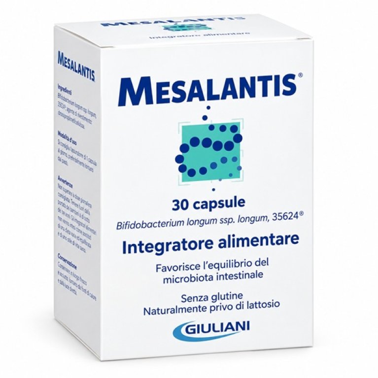 Mesalantis 30 Capsule | Probitoico Bifidobacterium Longum 35624 Mesalantis 30 Capsule | Probitoico Bifidobacterium Longum 35624
