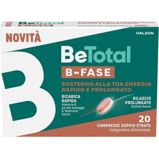 Betotal B fase - integratore per lo stress fisico e mentale - 20 compresse a doppio rilascio Betotal B fase - integratore per lo stress fisico e mentale - 20 compresse a doppio rilascio