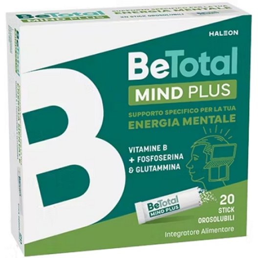 Betotal Mind Plus - integratore per la concentrazione - 20 bustine orosolubili Betotal Mind Plus - integratore per la concentrazione - 20 bustine orosolubili