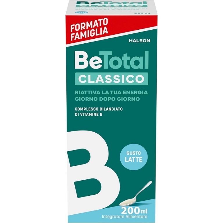 Betotal Sciroppo Classico - integretore di vitamine B gusto latte - 200 ml