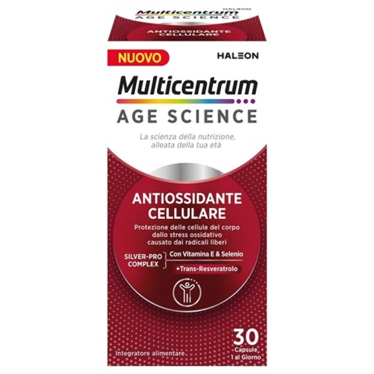 Multicentrum Age Science - Antiossidante Cellulare - 30 Capsule Multicentrum Age Science - Antiossidante Cellulare - 30 Capsule