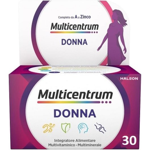 Multicentrum Donna multivitaminico specifico per donna 30 compresse Multicentrum Donna multivitaminico specifico per donna 30 compresse