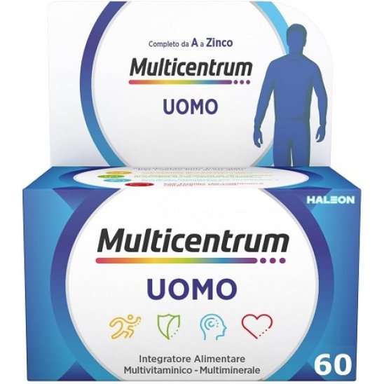 Multicentrum uomo multivitaminico specifico per l'uomo sotto i 50 anni 60 compresse