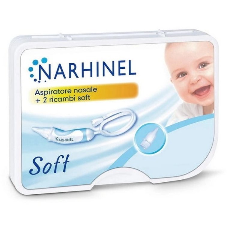 Narhinel Aspiratore nasale Soft - 2 ricambi inclusi Narhinel Aspiratore nasale Soft - 2 ricambi inclusi