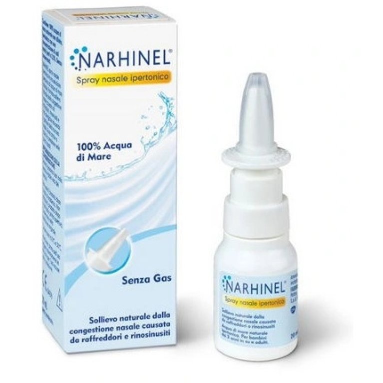 Narhinel spray nasale ipertonico - 20 ml acqua di mare