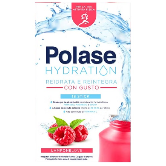 Polase Hydration Lampone integratore salino per l'attività fisica - 12 bustine Polase Hydration Lampone integratore salino per l'attività fisica - 12 bustine
