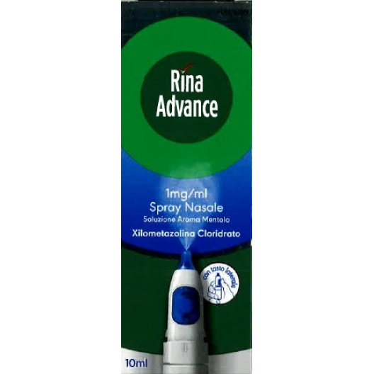RinaAdvance Spray nasale decongestionante - 10 ml aroma mentolo